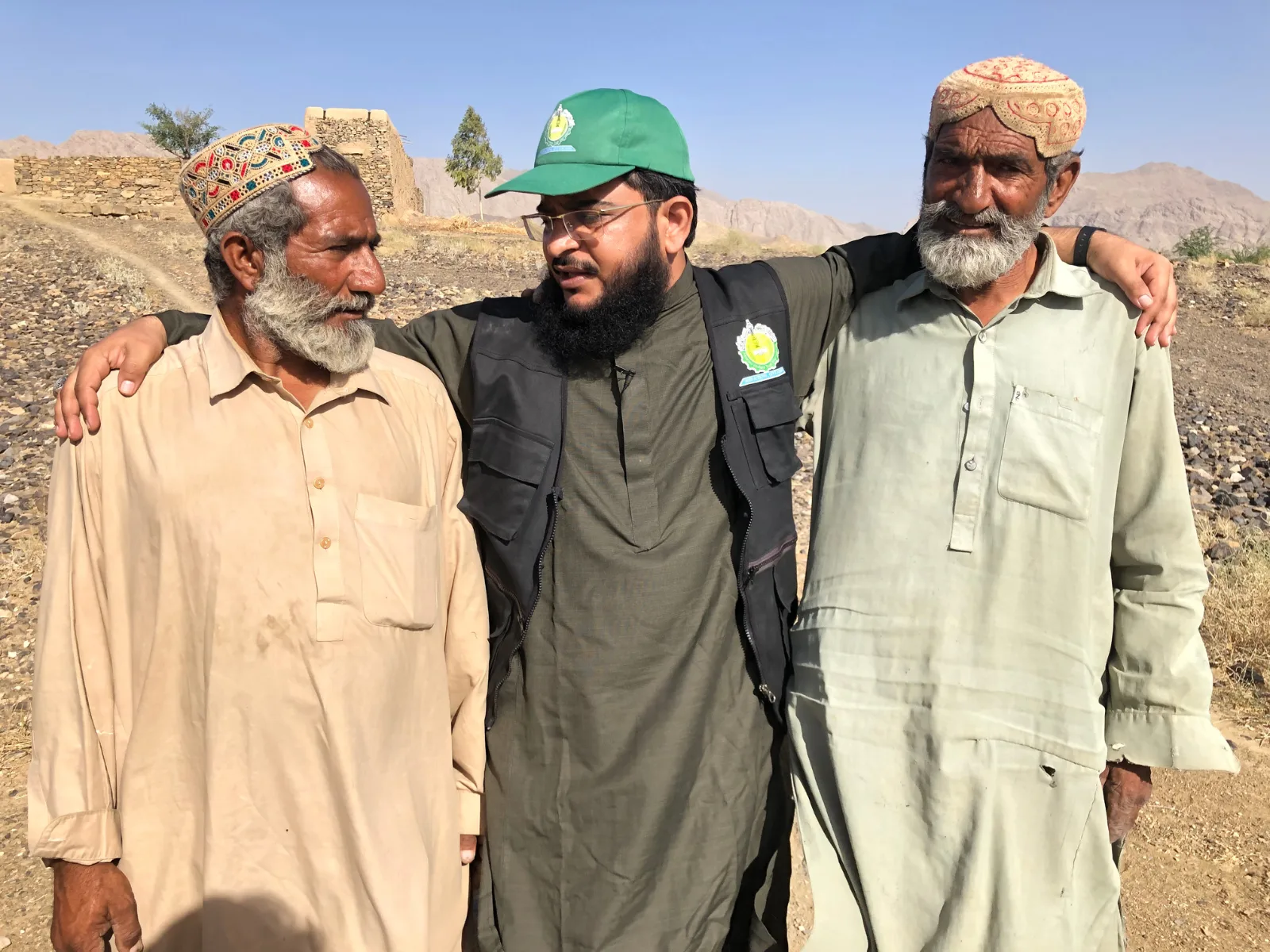 Child at water source
